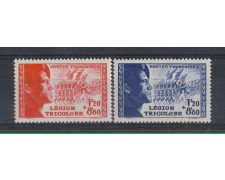 1942 - LOTTO/4153A - FRANCIA - LEGIONE TRICOLORE 2v. 1942 - LOTTO/4153A - FRANCIA - LEGIONE TRICOLORE 2v.