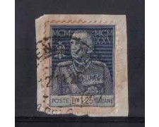 1925 - LOTTO/REG191UE - REGNO - 1,25 L. GIUBILEO DENT.11 USATO 1925 - LOTTO/REG191UE - REGNO - 1,25 L. GIUBILEO DENT.11 USATO