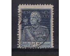 1925 - LOTTO/REG191UA - REGNO -1,25 L. GIUBILEO DENT. 11 USATO 1925 - LOTTO/REG191UA - REGNO -1,25 L. GIUBILEO DENT. 11 USATO