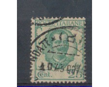 1926 - LOTTO/REG200UVO - REGNO - 25c FLOREALE SENZA STAMPA ORNAT 1926 - LOTTO/REG200UVO - REGNO - 25c FLOREALE SENZA STAMPA ORNAT