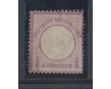 1872 - LOTTO/5113 - GERMANIA IMPERO - 1/4g. VIOLETTO 1872 - LOTTO/5113 - GERMANIA IMPERO - 1/4g. VIOLETTO