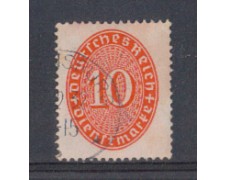 1927 - LOTTO/5123 - GERMANIA REICH - 10p. ROSSO SERVIZIO 1927 - LOTTO/5123 - GERMANIA REICH - 10p. ROSSO SERVIZIO