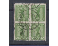 GERMANIA - EMISSIONI CIRCONDARIALI -1945 - LOTTO/5135 - 5p. VERD GERMANIA - EMISSIONI CIRCONDARIALI -1945 - LOTTO/5135 - 5p. VERD