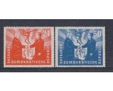 1951 - LOTTO/5137 - GERMANIA ORIENTALE - VISITA BIERUT 1951 - LOTTO/5137 - GERMANIA ORIENTALE - VISITA BIERUT