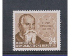 1953 - LOTTO/5153 - GERMANIA ORIENTALE - 24p. LUCAS CRANACH 1953 - LOTTO/5153 - GERMANIA ORIENTALE - 24p. LUCAS CRANACH