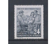 1953 - LOTTO/5154 - GERMANIA ORIENTALE - GIORNATA FRANCOBOLLO 1953 - LOTTO/5154 - GERMANIA ORIENTALE - GIORNATA FRANCOBOLLO