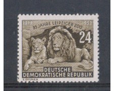 1953 - LOTTO/5156 - GERMANIA ORIENTALE - 24p. ZOO DI LIPSIA 1953 - LOTTO/5156 - GERMANIA ORIENTALE - 24p. ZOO DI LIPSIA