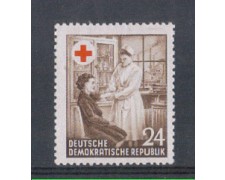 1953 - LOTTO/5157 - GERMANIA ORIENTALE - 24p. CROCE ROSSA 1953 - LOTTO/5157 - GERMANIA ORIENTALE - 24p. CROCE ROSSA