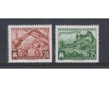 1953 - LOTTO/5158 - GERMANIA ORIENTALE - FIERA DI LIPSIA 1953 - LOTTO/5158 - GERMANIA ORIENTALE - FIERA DI LIPSIA