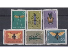 1964 - LOTTO/5177 - BULGARIA - INSETTI 6v. 1964 - LOTTO/5177 - BULGARIA - INSETTI 6v.