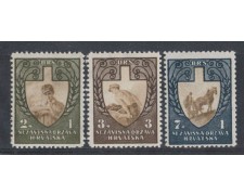 1943 - LOTTO/5184 - CROAZIA - A PROFITTO DEL LAVORO