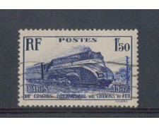 1937 - LOTTO/5211 - FRANCIA - 1,50 Fr. CONGRESSO FERROVIE 1937 - LOTTO/5211 - FRANCIA - 1,50 Fr. CONGRESSO FERROVIE