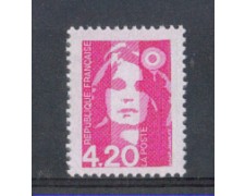 1992 - LOTTO/FRA2763N - FRANCIA - 4,20 Fr. MARIANNA DEL BICENTENARIO 1v. NUOVO
