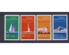 1972 - LOTTO/5310 - GERMANIA FEDERALE - OLIMPIADI MONACO 4v. 1972 - LOTTO/5310 - GERMANIA FEDERALE - OLIMPIADI MONACO 4v.