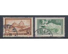1930 - LOTTO/5635 - SVIZZERA - VEDUTE 2v. - USATI 1930 - LOTTO/5635 - SVIZZERA - VEDUTE 2v. - USATI