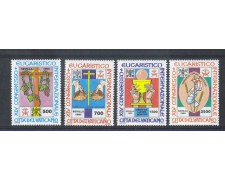 1993 - LOTTO/5779 - VATICANO - CONGRESSO EUCARISTICO 4v. - NUOVI