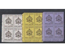 1963 - LOTTO/5891Q - VATICANO - SEDE VACANTE 3v. QUARTINE 1963 - LOTTO/5891Q - VATICANO - SEDE VACANTE 3v. QUARTINE