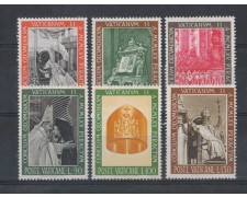 1966 - LOTTO/5910 - VATICANO - CHIUSURA CONCILIO 6v.