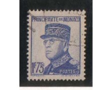 1937 - LOTTO/8550 - MONACO - 1,75 Fr. LUIGI II° - USATO 1937 - LOTTO/8550 - MONACO - 1,75 Fr. LUIGI II° - USATO