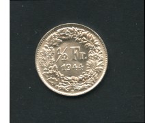 1944 - LOTTO/M15321 - SVIZZERA - 1/2 FRANCO ARGENTO 1944 - LOTTO/M15321 - SVIZZERA - 1/2 FRANCO ARGENTO