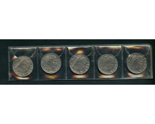1939/1943 - LOTTO/M21185 - REGNO - 20 cent. IMPERO SERIE 5 MONETE 1939/1943 - LOTTO/M21185 - REGNO - 20 cent. IMPERO SERIE 5 MONETE