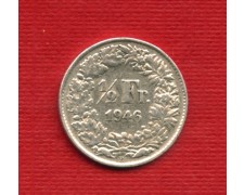 1946 - LOTTO/M21661 - SVIZZERA - 1/2 FRANCO ARGENTO