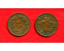 1893 - LOTTO/M22487 - SVIZZERA - 2 RAPPEN