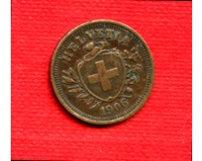 1906 - LOTTO/M225157- SVIZZERA - 1 RAPPEN BRONZO