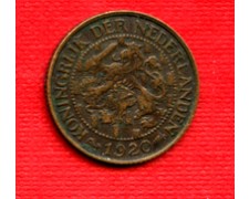 1920 - MONETE OLANDA - LOTTO/M22519 - 1 CENTESIMO BRONZO 1920 - MONETE OLANDA - LOTTO/M22519 - 1 CENTESIMO BRONZO