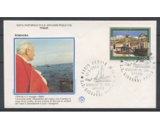 1986 - CERVIA (RA) - VISITA DI PAPA GIOVANNI PAOLO II° - BUSTA - LOTTO/31103