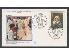 1986 - FORLI - VISITA DI PAPA GIOVANNI PAOLO II° - BUSTA - LOTTO/31106