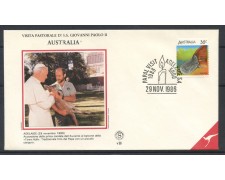 1986 - AUSTRALIA - ADELAIDE - VISITA DI PAPA GIOVANNI PAOLO II° - BUSTA - LOTTO/31131