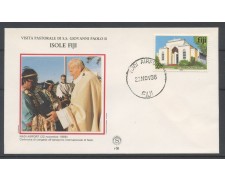 1986 - ISOLE FIJI - VISITA DI PAPA GIOVANNI PAOLO II° - BUSTA - LOTTO/31119