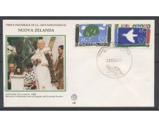 1986 - NUOVA ZELANDA - VISITA DI PAPA GIOVANNI PAOLO II° - BUSTA - LOTTO/31121