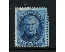 1879 - STATI UNITI - LOTTO/47868 - 5 CENTESIMI AZZURRO Z.TAYLOR - USATO 1879 - STATI UNITI - LOTTO/47868 - 5 CENTESIMI AZZURRO Z.TAYLOR - USATO