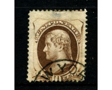 1879 - STATI UNITI - LOTTO/47869 - 10 CENTESIMI BRUNO T. JEFFERSON - VARIETA' - USATO 1879 - STATI UNITI - LOTTO/47869 - 10 CENTESIMI BRUNO T. JEFFERSON - VARIETA' - USATO