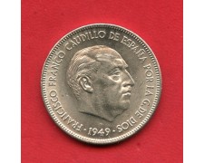 1949 - SPAGNA - LOTTO/M47872 - 5 PESETAS FRANCISCO FRANCO 1949 - SPAGNA - LOTTO/M47872 - 5 PESETAS FRANCISCO FRANCO