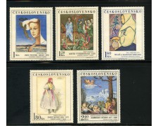 1971 - CECOSLOVACCHIA - QUADRI DELLA GALLERIA NAZIONALE DI PRAGA 5v. - NUOVI - LOTTO/32759 1971 - CECOSLOVACCHIA - QUADRI DELLA GALLERIA NAZIONALE DI PRAGA 5v. - NUOVI - LOTTO/32759