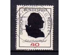 1974 - GERMANIA FEDERALE - GOTTLIEB KLOPSTOCK - USATO - LOTTO/31499U 1974 - GERMANIA FEDERALE - GOTTLIEB KLOPSTOCK - USATO - LOTTO/31499U