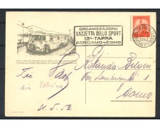 1952 - REPUBBLICA - LOTTO/41721 - 35° GIRO D'ITALIA CARTOLINA TAPPA BERGAMO- COMO