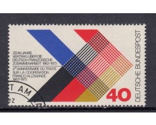 1973 - GERMANIA FEDERALE - COOPERAZIONE FRANCO-TEDESCA - USATO - LOTTO/31523U 1973 - GERMANIA FEDERALE - COOPERAZIONE FRANCO-TEDESCA - USATO - LOTTO/31523U