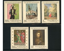 1967 - CECOSLOVACCHIA - QUADRI DELLA GALLERIA NAZIONALE 5v. - NUOVI - LOTTO/32747 1967 - CECOSLOVACCHIA - QUADRI DELLA GALLERIA NAZIONALE 5v. - NUOVI - LOTTO/32747
