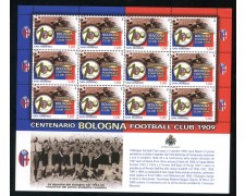 2009 - SAN MARINO - LOTTO/32818 - CENTENARIO DEL BOLOGNA FOOTBALL CLUB - MINIFOGLIO DI 12 FRANCOBOLLI NUOVI - 2009 - SAN MARINO - LOTTO/32818 - CENTENARIO DEL BOLOGNA FOOTBALL CLUB - MINIFOGLIO DI 12 FRANCOBOLLI NUOVI -