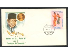 1970 - INDONESIA - LOTTO/41739 - PAPA PAOLO VI° INCONTRA IL PRESIDENTE - BUSTA