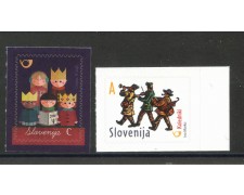 2015 - SLOVENIA - NUOVO ANNO  2v. - NUOVI ADESIVI - LOTTO/34618