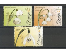 2016 - SLOVENIA - FIORI  3v. - NUOVI - LOTTO/34643