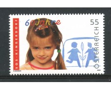 2009 - AUSTRIA - VIAGGI PER L'INFANZIA - NUOVO- LOTTO/33467