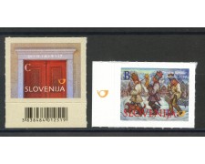 2016 - SLOVENIA - NATALE 2v. - NUOVI ADESIVI - LOTTO/34653