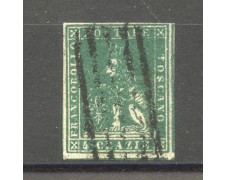 1857 - TOSCANA - LOTTO/40283 - 4 CRAZIE VERDE - USATO 1857 - TOSCANA - LOTTO/40283 - 4 CRAZIE VERDE - USATO