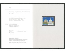 1991 - SVIZZERA - LOTTO/43424F - CENSIMENTO FEDERALE 1v. NUOVO SU FOLDER DELLE POSTE 1991 - SVIZZERA - LOTTO/43424F - CENSIMENTO FEDERALE 1v. NUOVO SU FOLDER DELLE POSTE